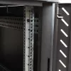 StarTech.com 4-Post 12U Server Rack Cabinet, užrakinama 19 colių duomenų spinta kompiuteriams, AV/IT įrangai, biuro/namų tinklo stovas su ratukais ir reguliuojamais montavimo bėgeliais