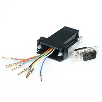 StarTech.com DB9 į RJ45 modulinis adapteris - M/F, DB-9, RJ-45, juodos spalvos