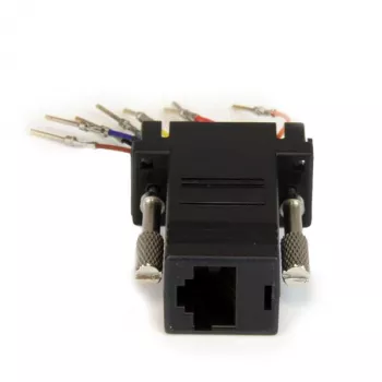 StarTech.com DB9 į RJ45 modulinis adapteris - M/F, DB-9, RJ-45, juodos spalvos