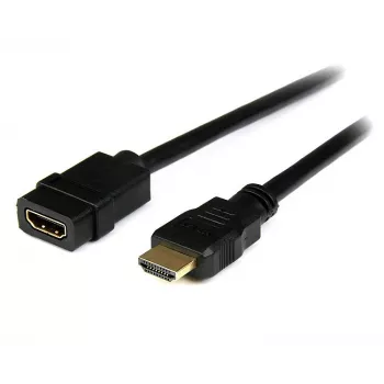 StarTech.com 2m HDMI ilginimo laidas – HDMI vyriškas į moterišką, 4K 30Hz, HDMI 1.4, juodas