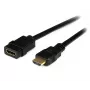StarTech.com 2m HDMI ilginimo laidas – HDMI vyriškas į moterišką, 4K 30Hz, HDMI 1.4, juodas