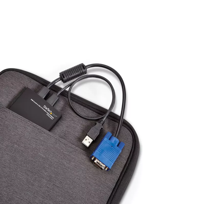 StarTech.com KVM adapteris nešiojamam kompiuteriui į serverio konsolę USB 2.0