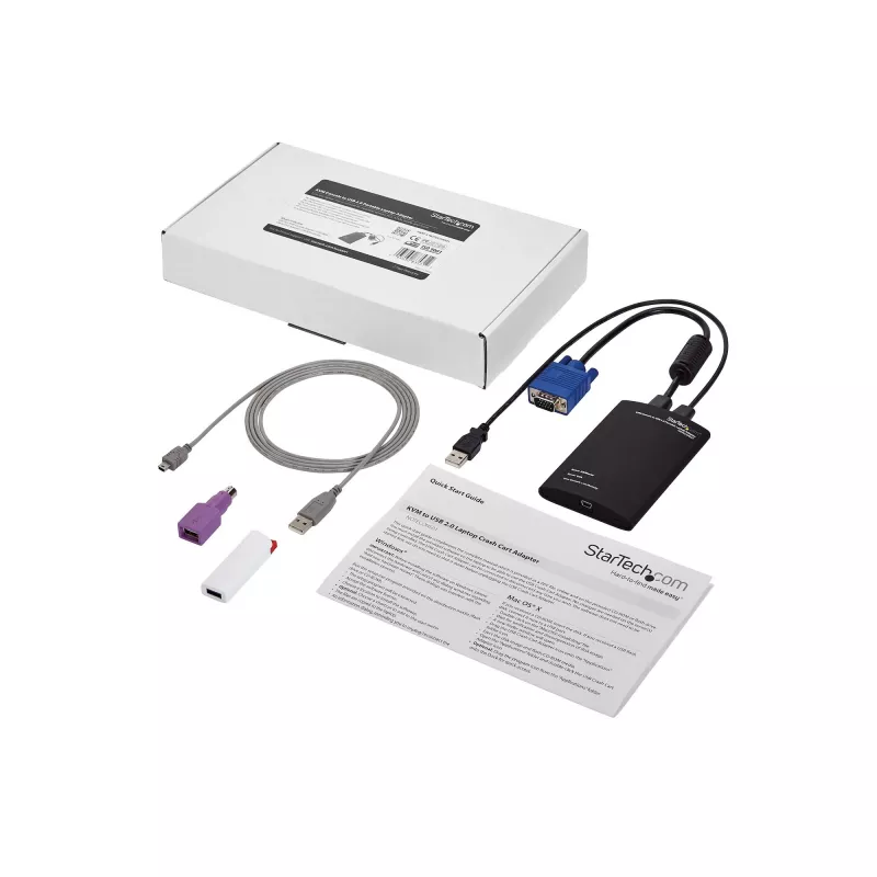 StarTech.com KVM adapteris nešiojamam kompiuteriui į serverio konsolę USB 2.0