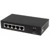 Intellinet 5 prievadų Gigabit Ethernet PoE+ jungiklis, 4 x PSE prievadai, IEEE 802.3at/af, 60 W, stalinis