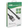 InLine Lightning USB laidas, iPad, iPhone, iPod, juodas/alu, 2 m, MFi sertifikuotas