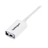 StarTech.com 3m baltas USB 2.0 ilginimo kabelis A į A - M/F