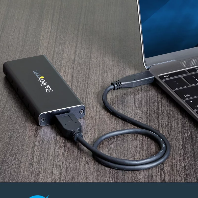 StarTech.com M.2 SSD dėklas M.2 SATA diskams – USB 3.1 (10Gbps) su USB-C laidu