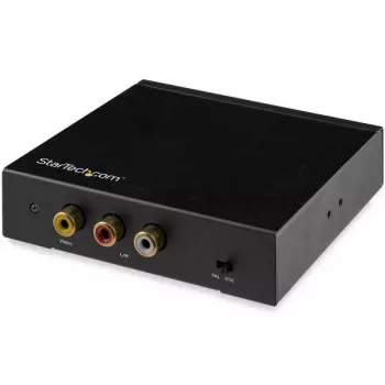 StarTech.com HDMI į RCA keitiklis su garsu, aktyvus vaizdo keitiklis, juodas, 1920 x 1080 pikselių