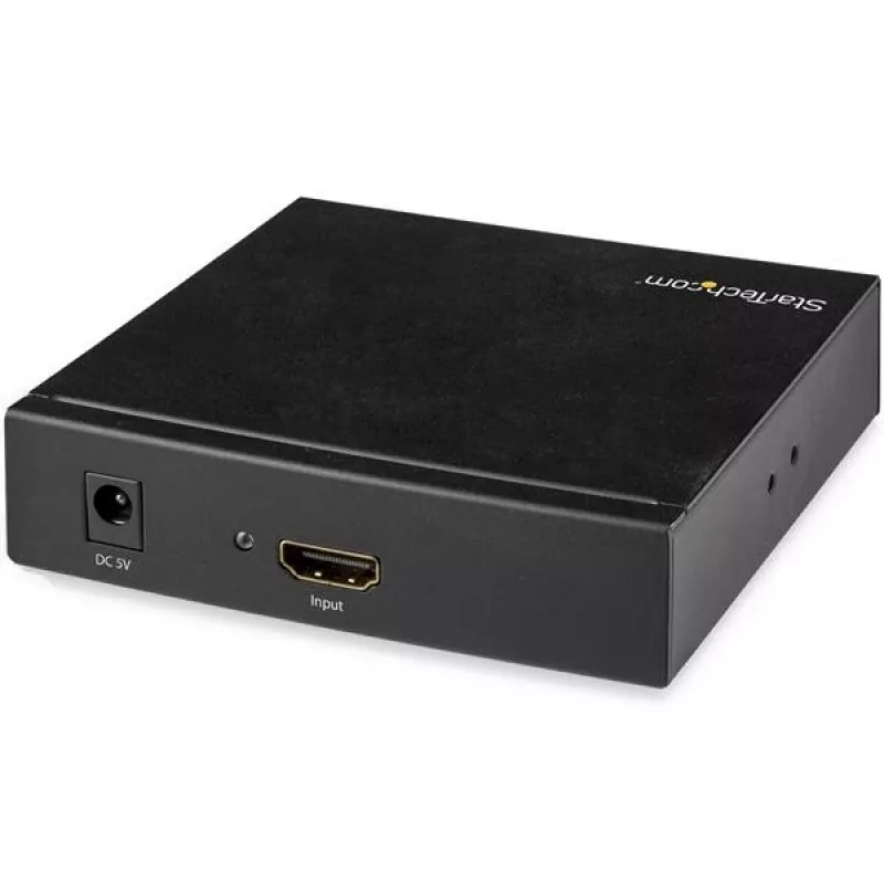 StarTech.com HDMI į RCA keitiklis su garsu, aktyvus vaizdo keitiklis, juodas, 1920 x 1080 pikselių