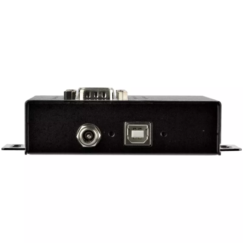 StarTech.com 4 prievadų nuoseklusis USB į RS232/RS485/RS422 adapteris – pramoninis USB 2.0 į DB9 keitiklis, IP30, montuojamas ant DIN bėgio, metalinis, 15kV ESD apsauga