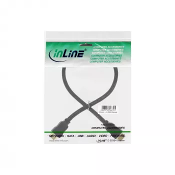 InLine HDMI laidas High Speed su Ethernet, M/M, juodas, auksuoti kontaktai, 1m