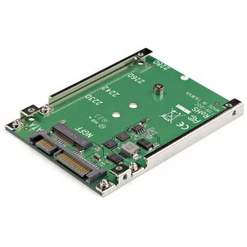 StarTech.com M.2 SATA SSD į 2,5 colio SATA adapteris - M.2 NGFF į SATA keitiklis - 7 mm - atviro rėmo laikiklis - M2 kietojo disko adapteris