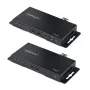 „StarTech.com“ HDMI per šviesolaidį plėtiklio rinkinys, 4K 60Hz iki 3300 pėdų/1 km (vienmodis) arba 1000 pėdų/300 m (daugiamodis) LC šviesolaidis, HDR, HDCP, 3,5 mm garso/RS232/IR plėtiklis, siųstuvas ir imtuvas