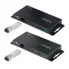 „StarTech.com“ HDMI per šviesolaidį plėtiklio rinkinys, 4K 60Hz iki 3300 pėdų/1 km (vienmodis) arba 1000 pėdų/300 m (daugiamodis) LC šviesolaidis, HDR, HDCP, 3,5 mm garso/RS232/IR plėtiklis, siųstuvas ir imtuvas