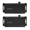 „StarTech.com“ HDMI per šviesolaidį plėtiklio rinkinys, 4K 60Hz iki 3300 pėdų/1 km (vienmodis) arba 1000 pėdų/300 m (daugiamodis) LC šviesolaidis, HDR, HDCP, 3,5 mm garso/RS232/IR plėtiklis, siųstuvas ir imtuvas