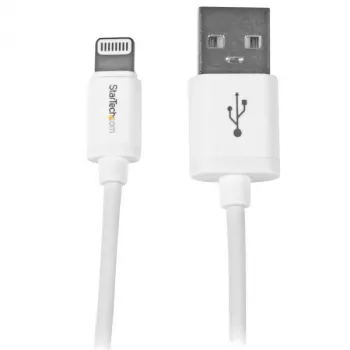 StarTech.com 1 m USB–Lightning laidas – iPhone / iPad / iPod įkrovimo ir sinchronizavimo laidas, MFi sertifikuotas, baltas