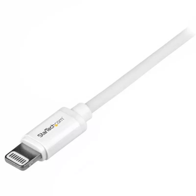 StarTech.com 1 m USB–Lightning laidas – iPhone / iPad / iPod įkrovimo ir sinchronizavimo laidas, MFi sertifikuotas, baltas