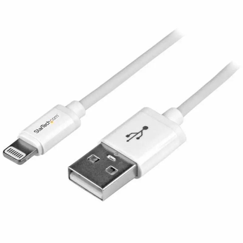 StarTech.com 1 m USB–Lightning laidas – iPhone / iPad / iPod įkrovimo ir sinchronizavimo laidas, MFi sertifikuotas, baltas