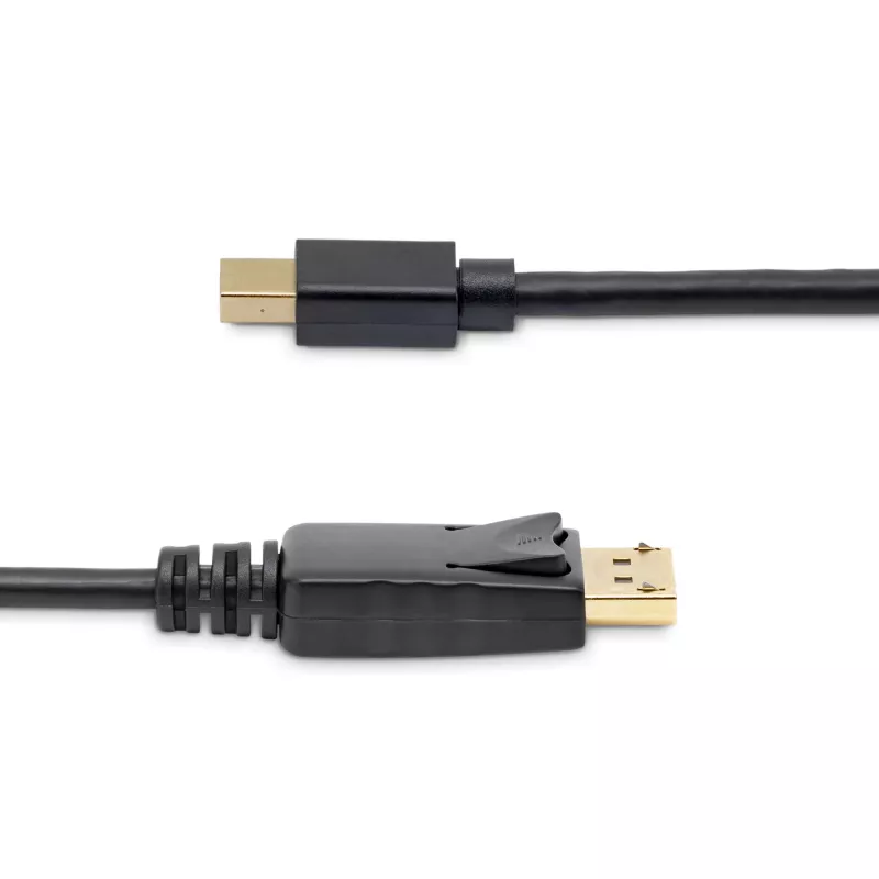 StarTech.com 10ft (3m) Mini DisplayPort į DisplayPort 1.2 laidas – 4K x 2K UHD Mini DisplayPort į DisplayPort adapterio laidas – Mini DP į DP laidas monitoriui – mDP į DP keitiklio laidas