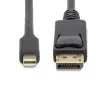 StarTech.com 10ft (3m) Mini DisplayPort į DisplayPort 1.2 laidas – 4K x 2K UHD Mini DisplayPort į DisplayPort adapterio laidas – Mini DP į DP laidas monitoriui – mDP į DP keitiklio laidas