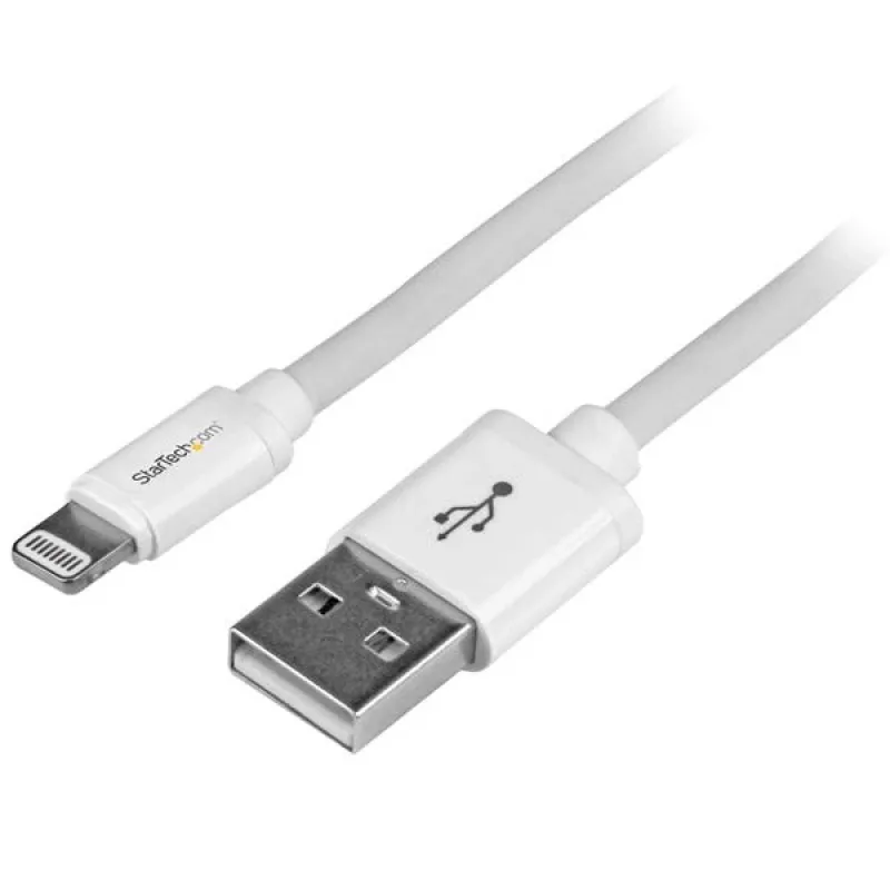 StarTech.com 2 m USB į Lightning laidas – ilgas iPhone/iPad/iPod įkrovimo laidas – Lightning į USB – Apple MFi sertifikuotas – baltas