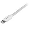 StarTech.com 2 m USB į Lightning laidas – ilgas iPhone/iPad/iPod įkrovimo laidas – Lightning į USB – Apple MFi sertifikuotas – baltas