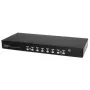 StarTech.com 8 prievadų 1U stelažinis USB KVM jungiklio rinkinys su OSD ir kabeliais