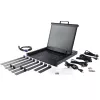 „StarTech.com“ 1U konsolė su 19 colių LCD ekranu, VGA KVM, USB, 1280x1024, 250 cd/m²