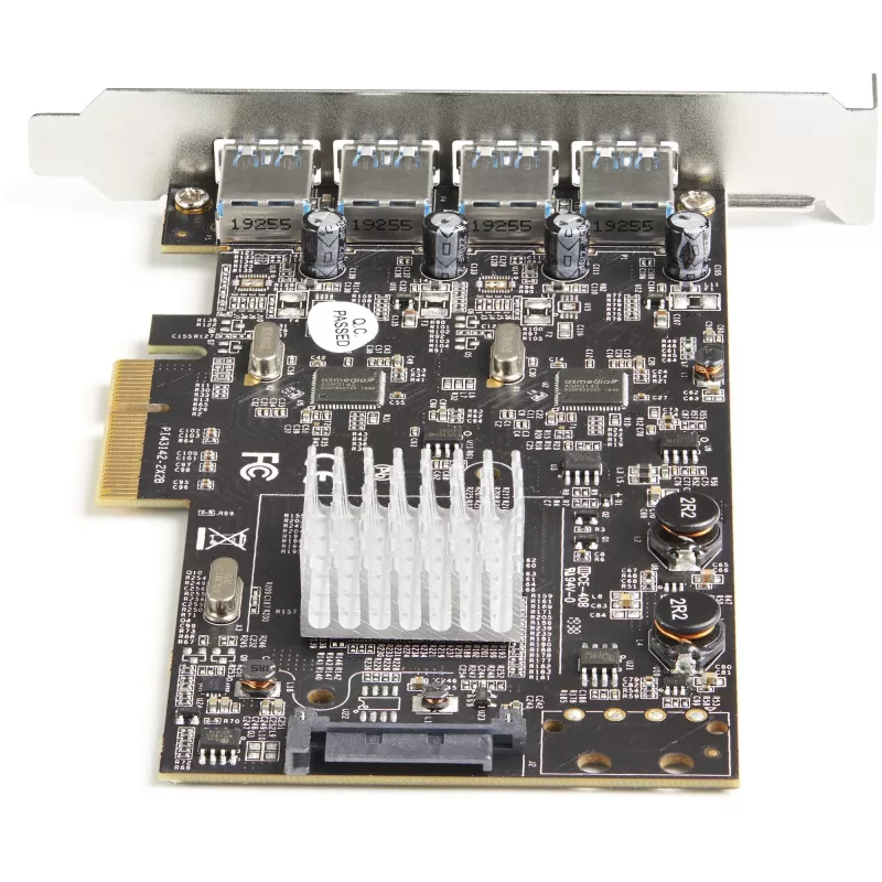 StarTech.com 4 prievadų USB PCIe kortelė - 10Gbps USB 3.1/3.2 Gen 2 Type-A PCI Express plėtinio kortelė su 2 valdikliais - 4x USB-A - USB PCIe papildymo adapterio kortelė - Windows/Mac/Linux