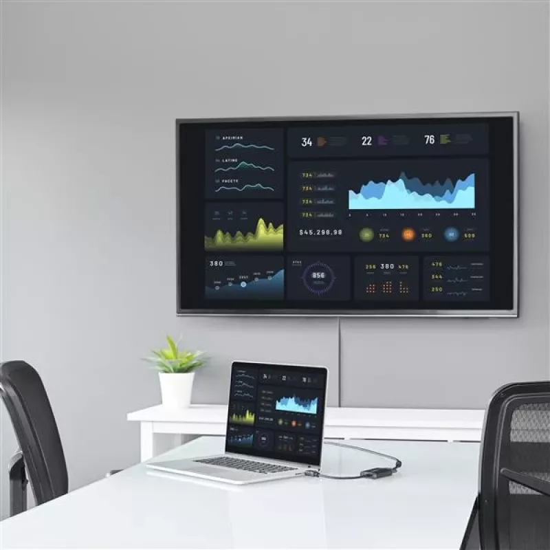 StarTech.com HDMI į VGA vaizdo adapteris su garsu, skirtas staliniam kompiuteriui / nešiojamam kompiuteriui / ultrabook - 1920x1080