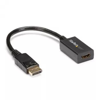 StarTech.com DisplayPort į HDMI adapteris – DP 1.2 į HDMI vaizdo keitiklis 1080p – DP į HDMI monitorių/TV/ekraną laidas adapteris – pasyvus DP į HDMI adapteris – fiksuojanti DP jungtis