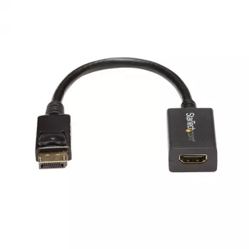 StarTech.com DisplayPort į HDMI adapteris – DP 1.2 į HDMI vaizdo keitiklis 1080p – DP į HDMI monitorių/TV/ekraną laidas adapteris – pasyvus DP į HDMI adapteris – fiksuojanti DP jungtis