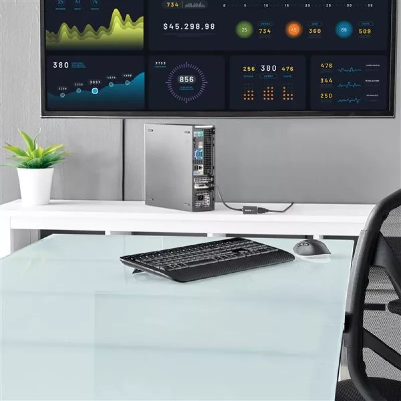 StarTech.com DisplayPort į HDMI adapteris – DP 1.2 į HDMI vaizdo keitiklis 1080p – DP į HDMI monitorių/TV/ekraną laidas adapteris – pasyvus DP į HDMI adapteris – fiksuojanti DP jungtis
