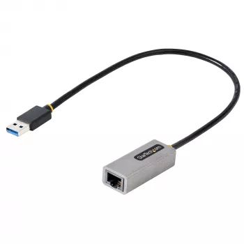 StarTech.com USB 3.0 į Gigabit Ethernet tinklo adapteris - 10/100/1000 Mbps, USB į RJ45, USB 3.0 į LAN adapteris, USB 3.0 Ethernet adapteris (GbE), 11 colių integruotas kabelis, tvarkyklių diegimo nereikia