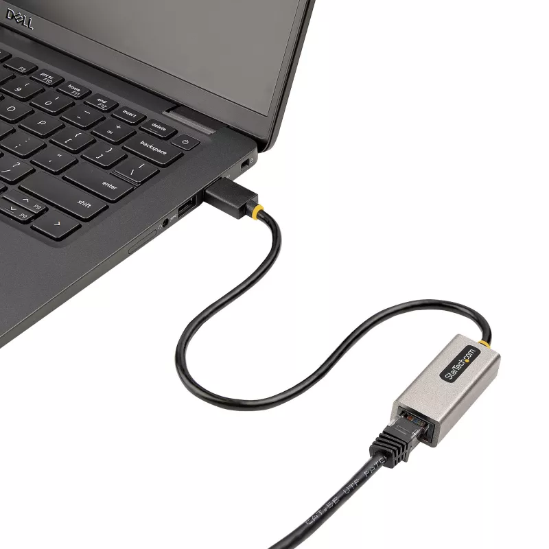 StarTech.com USB 3.0 į Gigabit Ethernet tinklo adapteris - 10/100/1000 Mbps, USB į RJ45, USB 3.0 į LAN adapteris, USB 3.0 Ethernet adapteris (GbE), 11 colių integruotas kabelis, tvarkyklių diegimo nereikia
