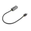 StarTech.com USB 3.0 į Gigabit Ethernet tinklo adapteris - 10/100/1000 Mbps, USB į RJ45, USB 3.0 į LAN adapteris, USB 3.0 Ethernet adapteris (GbE), 11 colių integruotas kabelis, tvarkyklių diegimo nereikia