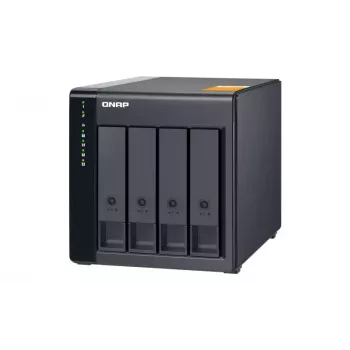 QNAP High-performance Desktop SATA 6Gbps JBOD Storage Enclosure | TL-D400S | Black