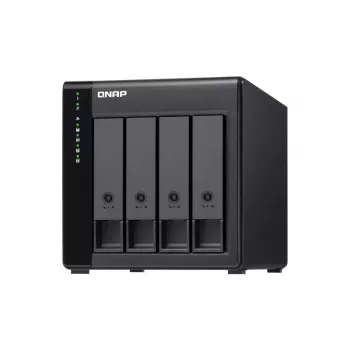 QNAP High-performance Desktop SATA 6Gbps JBOD Storage Enclosure | TL-D400S | Black