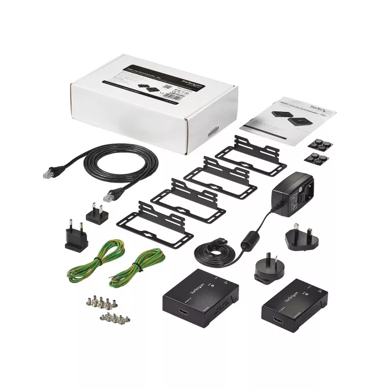 StarTech.com HDMI per CAT5e HDBaseT prailgintuvas – maitinimas per kabelį – Ultra HD 4K – TAA