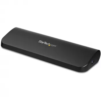 StarTech.com USB 3.0 dokavimo stotelė dviem monitoriams su HDMI ir DVI/VGA