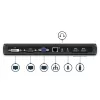 StarTech.com USB 3.0 dokavimo stotelė dviem monitoriams su HDMI ir DVI/VGA
