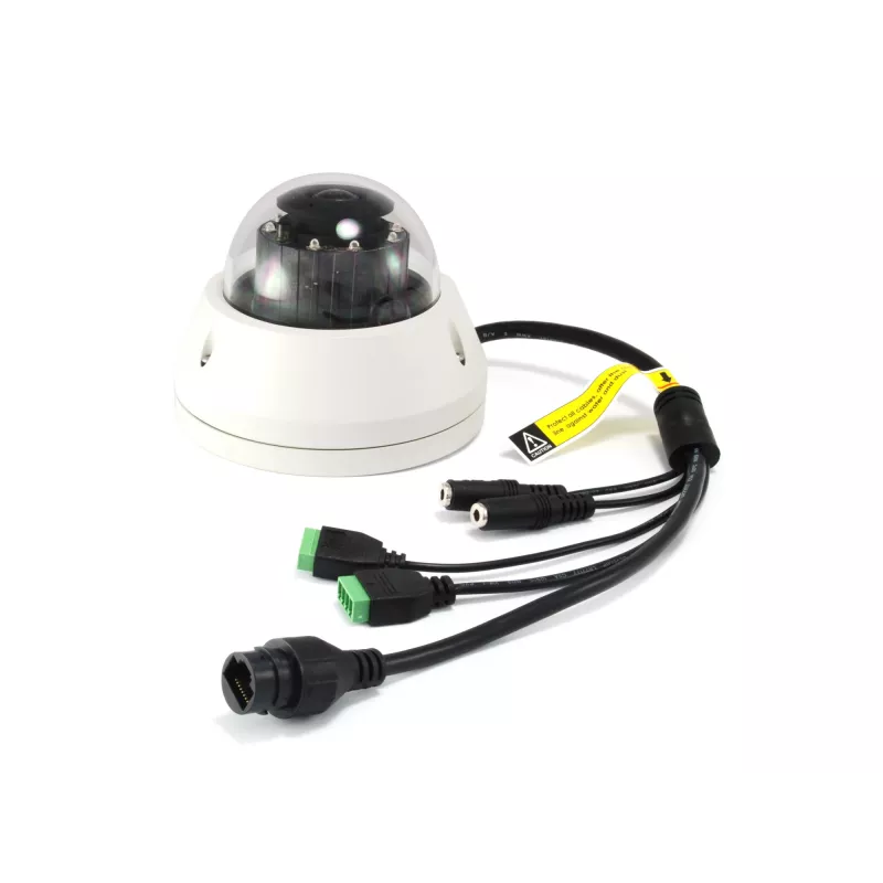 LevelOne HUBBLE FCS-3306 fiksuoto kupolo IP stebėjimo kamera, 3 MP, H.265, PoE, IR, IP68, atspari vandalams