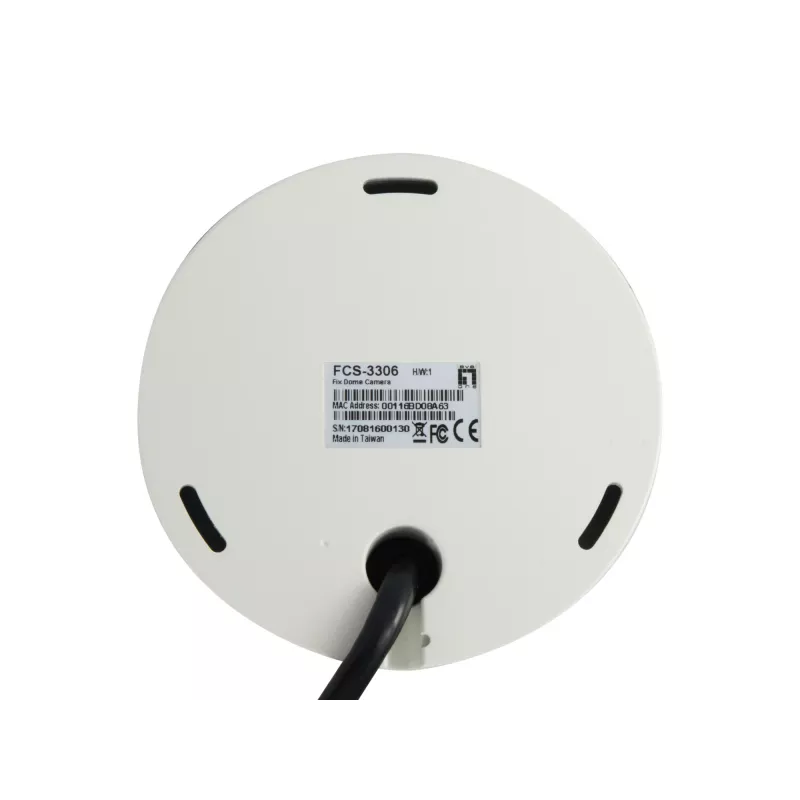 LevelOne HUBBLE FCS-3306 fiksuoto kupolo IP stebėjimo kamera, 3 MP, H.265, PoE, IR, IP68, atspari vandalams