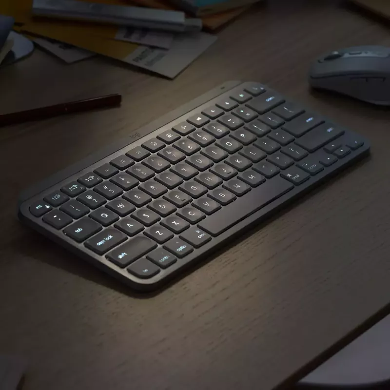 Logitech MX Keys Mini belaidė apšviesta klaviatūra mini QWERTY