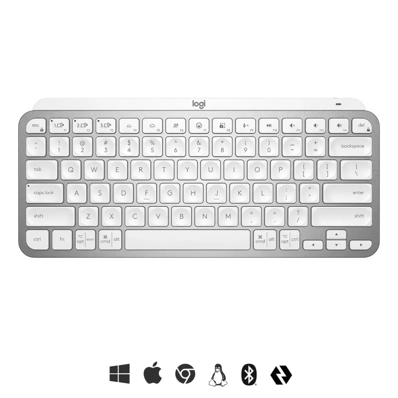Logitech MX Keys Mini belaidė apšviesta klaviatūra mini QWERTY