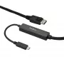 StarTech.com 9.8ft/3m USB-C į DisplayPort 1.2 laidas 4K 60Hz – USB-C į DisplayPort adapterio laidas – HBR2 USB Type-C DP Alt režimas į DP monitoriaus vaizdo laidas – veikia su Thunderbolt 3 – Juodas