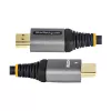StarTech.com 20 colių (50 cm) HDMI 2.1 laidas 8K – sertifikuotas itin didelės spartos HDMI laidas 48Gbps – 8K 60Hz/4K 120Hz HDR10+ eARC – itin HD 8K HDMI kabelis – monitoriui/TV/ekranui – lanksti TPE apvalkala