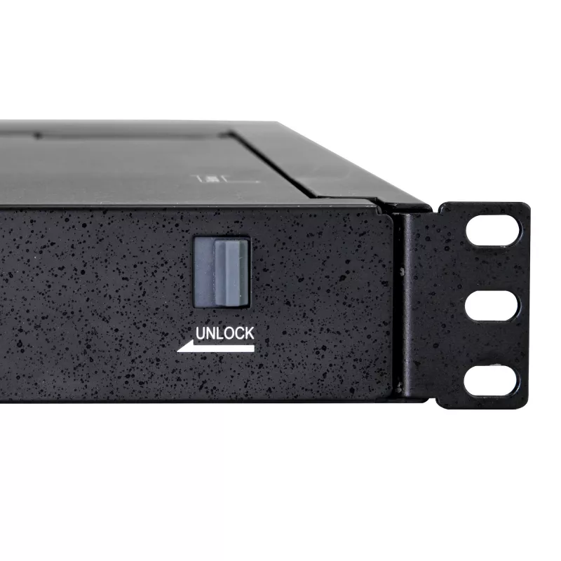 „StarTech.com“ stovo KVM konsolė – vieno prievado VGA KVM su 17 colių LCD monitoriumi serverio stovui – pilnai įrengtas universalus 1U LCD KVM stalčius su kabeliais ir įranga – USB palaikymas – 50 000 MTBF