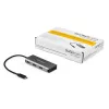 StarTech.com USB-C 3 prievadų 10Gbps šakotuvas su SD kortelių skaitytuvu - 3x USB-A ir 1x SD lizdas - nešiojamas USB 3.2 Gen 2 tipo C adapterio šakotuvas - nešiojamojo kompiuterio šakotuvas - maitinamas iš USB - suderinamas su Thunderbolt 3