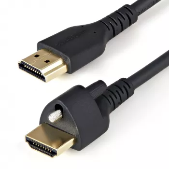 StarTech.com 2m HDMI 2.0 kabelis su užrakinamu varžtu – 4K 60Hz HDR, didelės spartos HDMI laidas su Ethernet, vyriški-vyriški jungtys